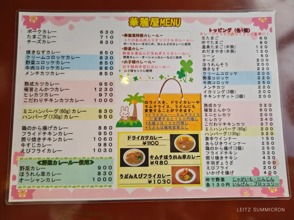 富士宮市【華麗屋】組み合わせ自在でオリジナルカレーが作れる老舗カレー店！基本爆盛り！ダヤンテールblog