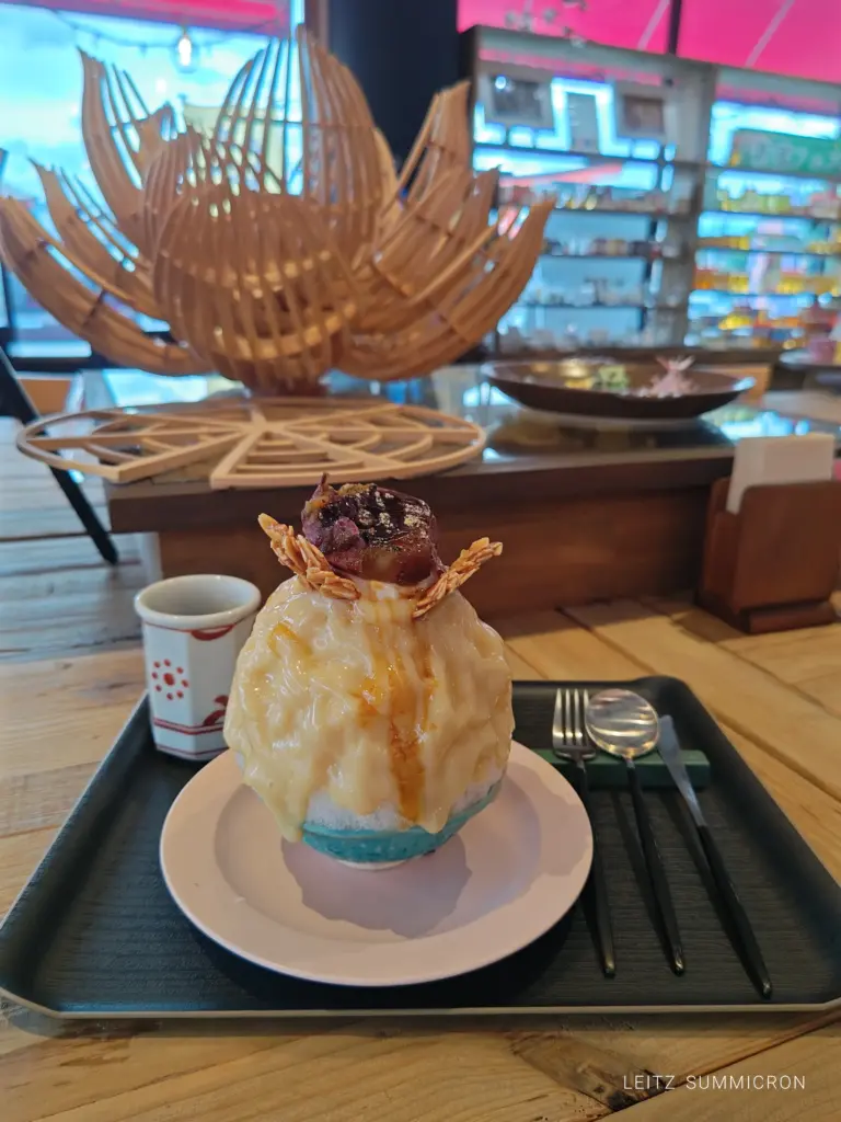 富士宮市【Veggi Cafe Mazina（ベジカフェマジナ）】浅間大社横の天然循環法農作物使用のかき氷！焼き芋ブリュレ！ダヤンテールblog