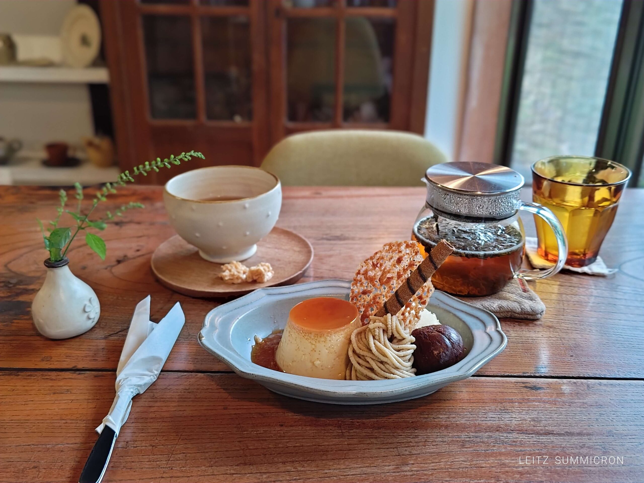 富士宮市【space Wazo】古民家カフェでしっとり秋のスイーツ！和栗のプリンアラモード♪ダヤンテールblog