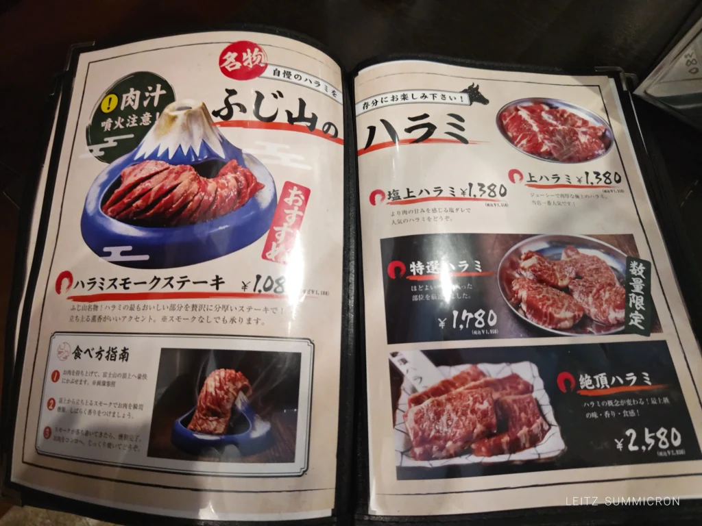 富士宮市【焼肉ふじ山富士宮店】氷温熟成焼肉の週末限定ランチ！定食とグランドメニューのハラミスモークステーキでハラミ三昧！ダヤンテールblog