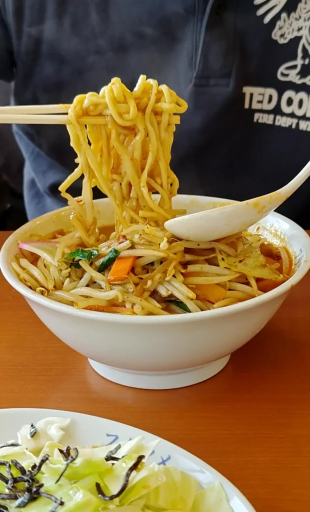 富士市【濃厚湯麺フタツメ富士店】パイコーカレーライス目当てで行ったのに、炒め野菜モリモリの『辣椒味噌タンメン』が旨すぎて全部持ってかれました！ダヤンテールblog