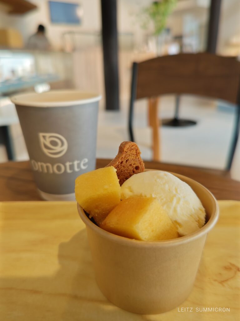 富士市【omotte(オモッテ)】富士山麓食材を取り入れたご当地バームクーヘン専門店の片隅で始めた小さなカフェで涼をとる!ダヤンテールblog