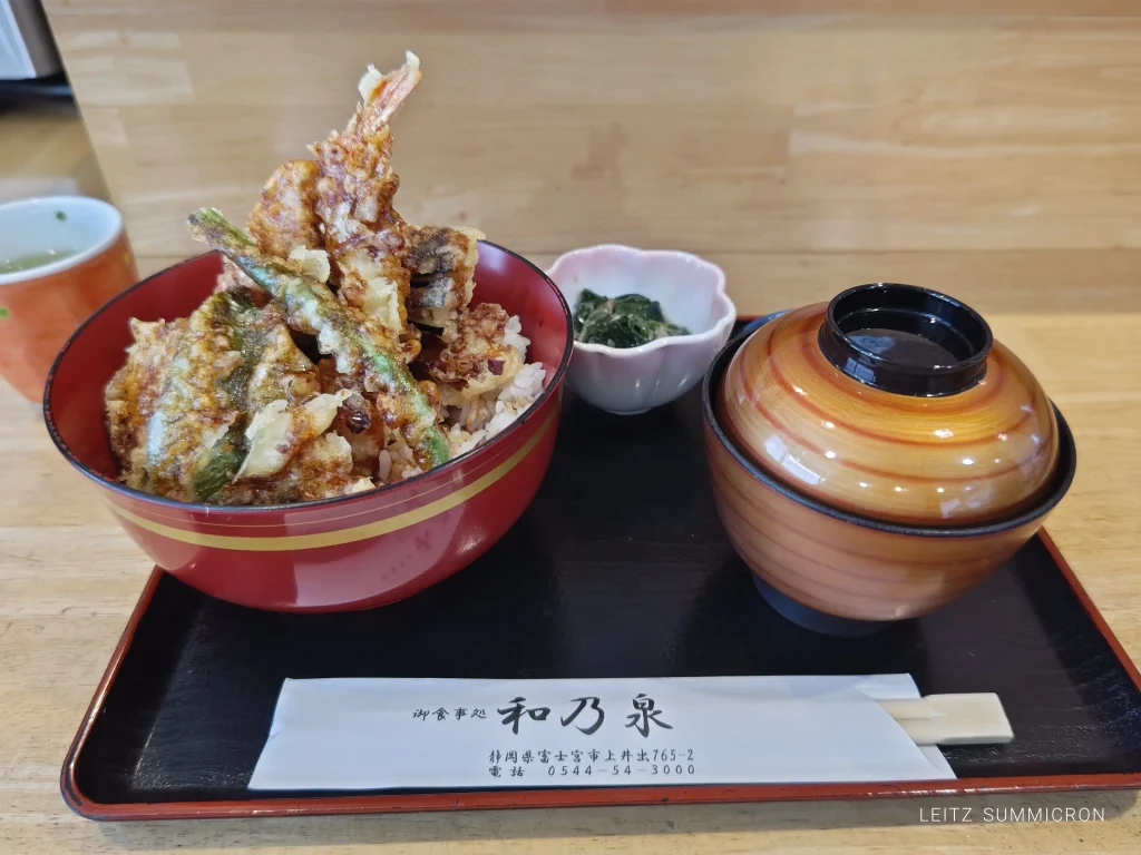 富士宮市【御食事処 和乃泉（わのせん）】白糸の滝近くの人気の和食店でさくさく衣のおすすめ天丼！ダヤンテールblog
