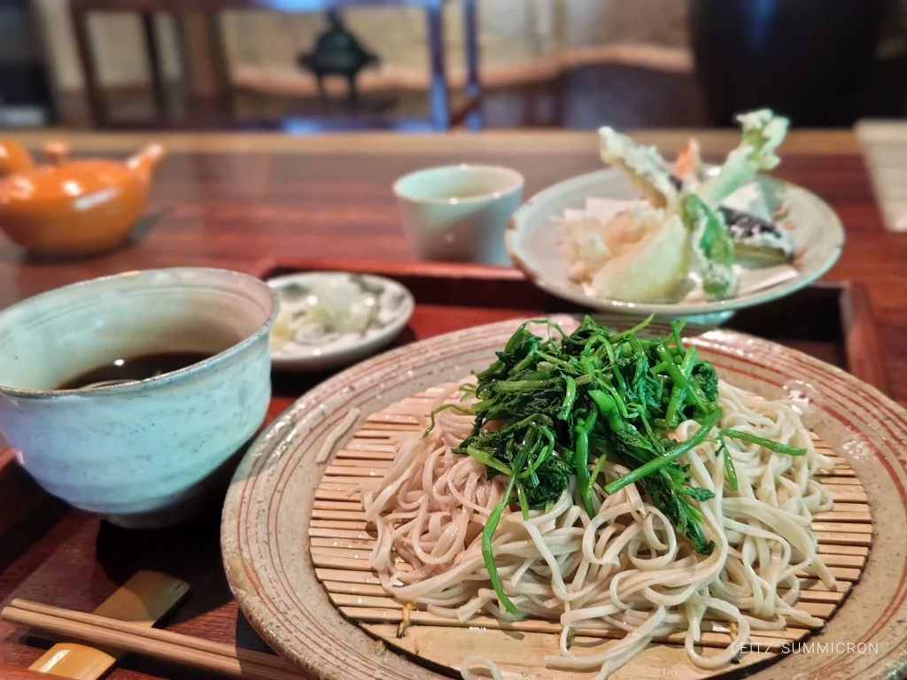 富士宮市【古庵（こあん）】JAZZが流れる凛とした雰囲気の古民家蕎麦店で、温せいろセリ蕎麦とおしるこを！ダヤンテールblog
